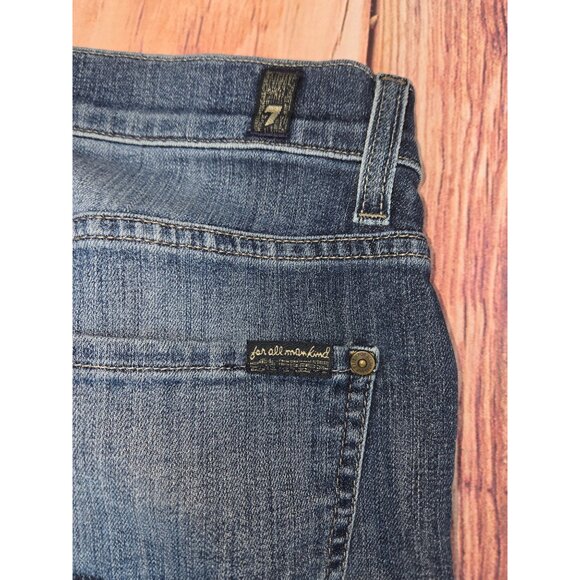 7 For All Mankind Mens Relaxed Fit Blue Denim Jeans 32x29 - Picture 7 of 9